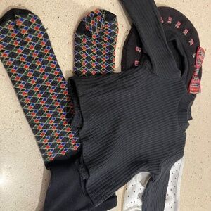 American Girl of Today Red Vinyl Jumper Meet Outfit PC 1998- Incomplete